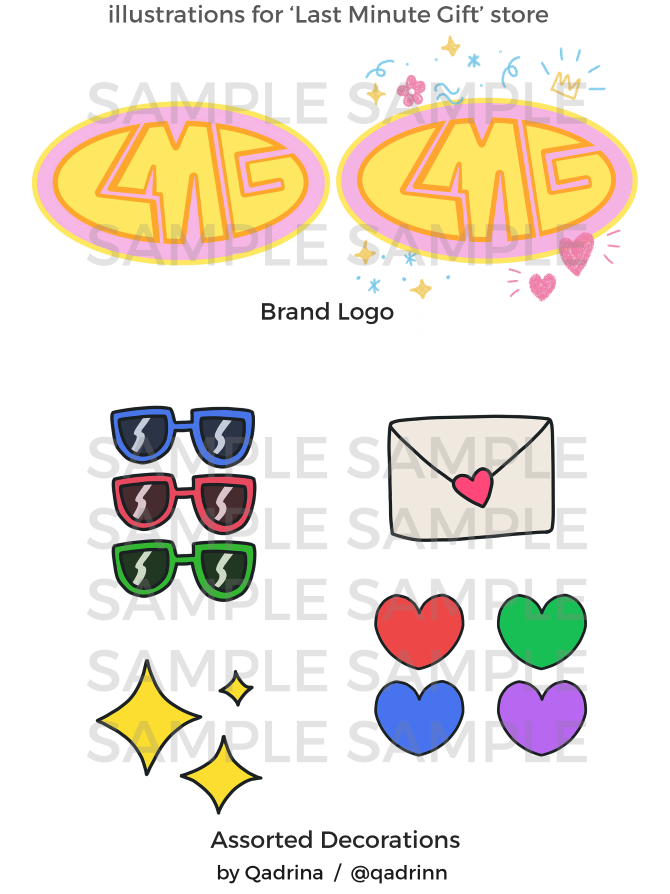illustrations for LMG by Qadrina